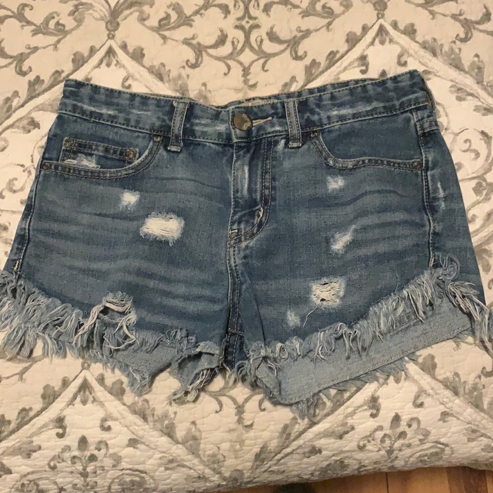Free People Jean Shorts